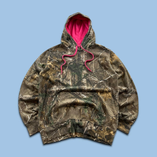 VINTAGE REALTREE HOODIE CAMO PINK