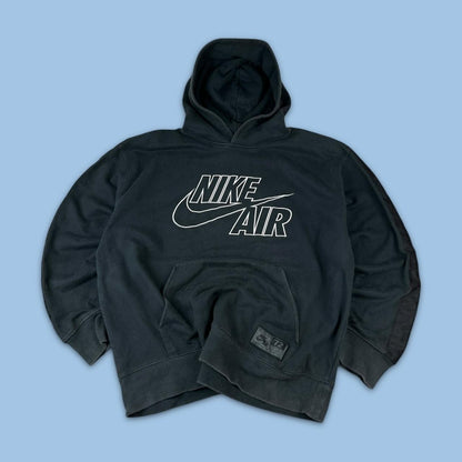 VINTAGE Y2K NIKE AIR SPELL OUT HOODIE BLACK