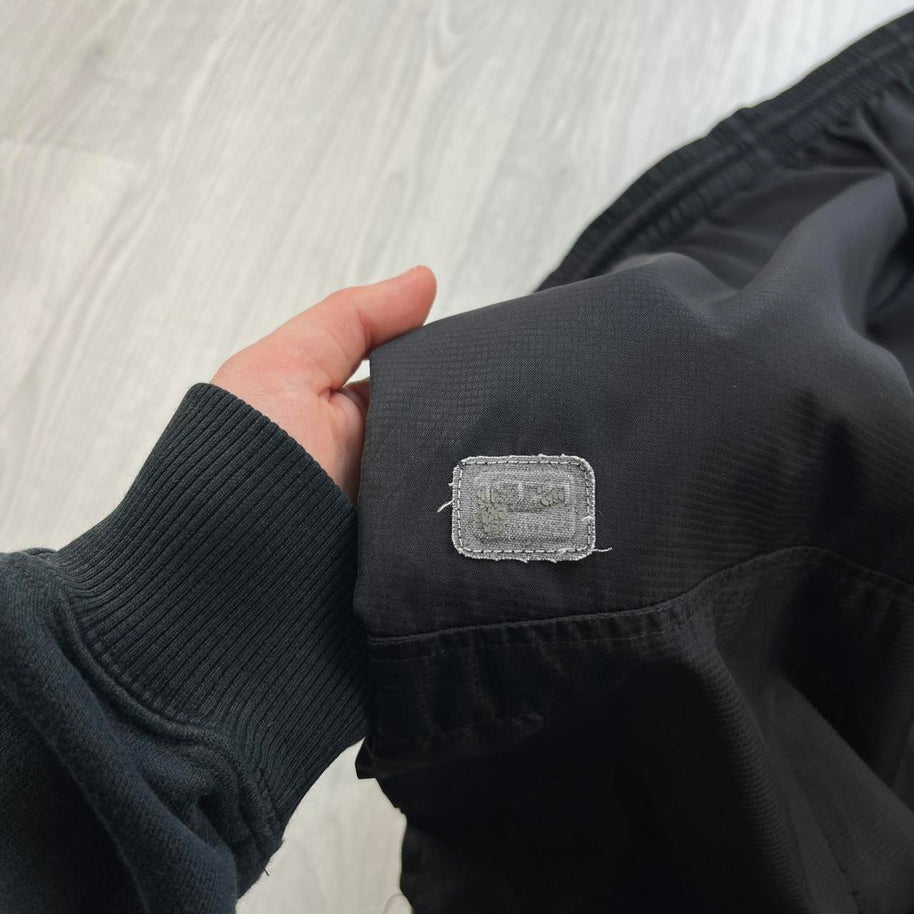 VINTAGE Y2K STARTER BAGGY TRACKSUIT BOTTOMS BLACK