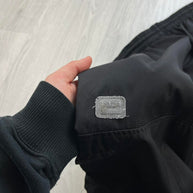 VINTAGE Y2K STARTER BAGGY TRACKSUIT BOTTOMS BLACK