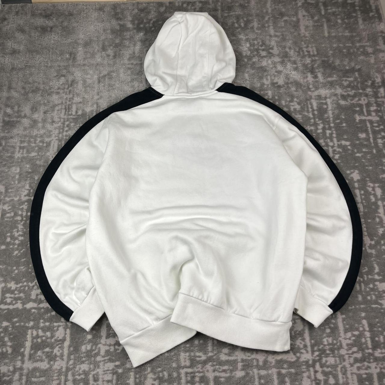 VINTAGE Y2K NIKE SPELL OUT HOODIE WHITE
