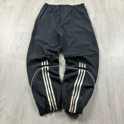 VINTAGE Y2K ADIDAS BAGGY TRACKSUIT BOTTOMS GREY