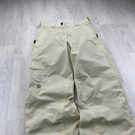 VINTAGE Y2K COLUMBIA BAGGY SKI PANTS SALOPETTES CREAM