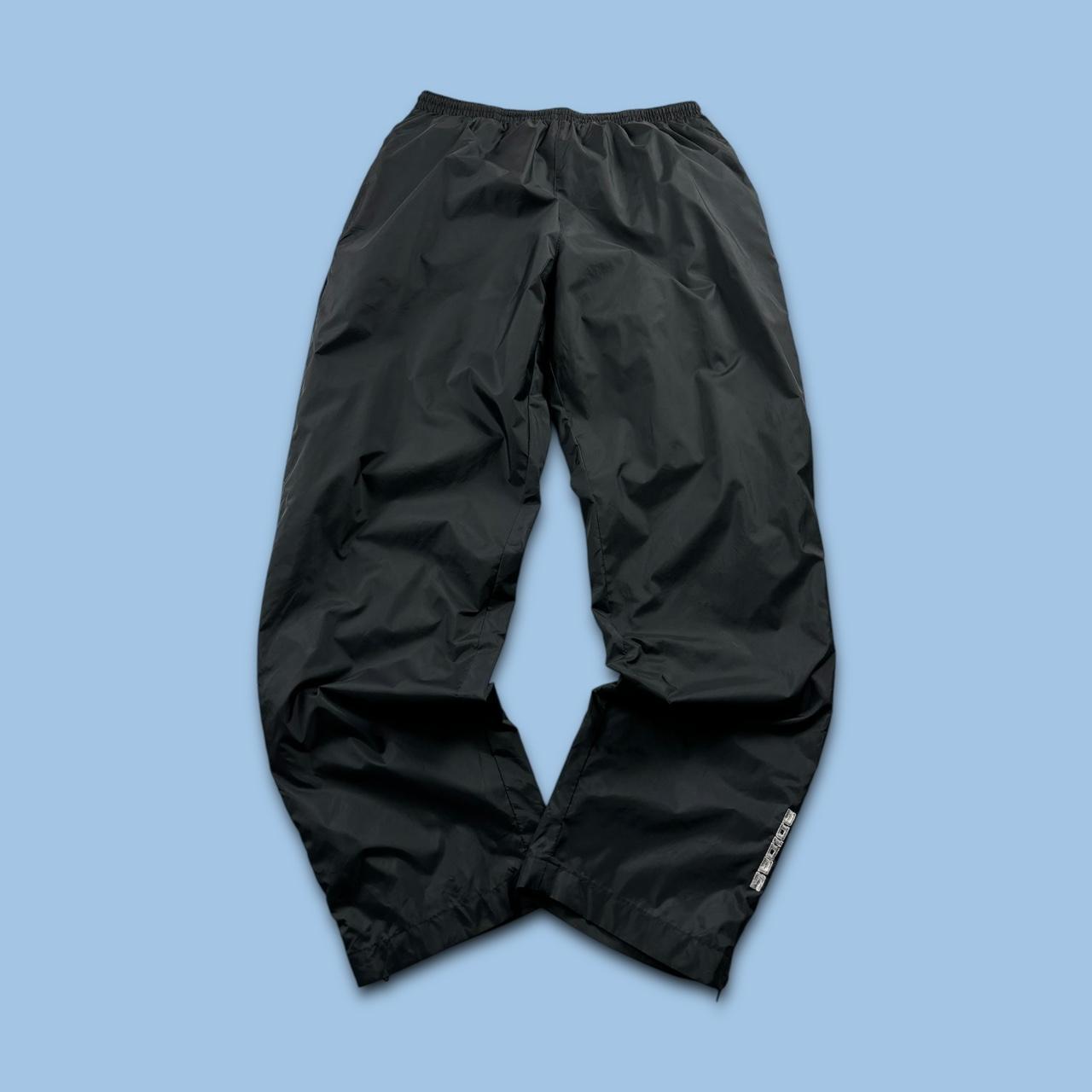 VINTAGE Y2K ADIDAS BAGGY TRACKSUIT BOTTOMS BLACK