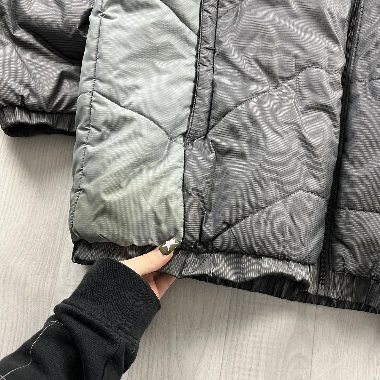 VINTAGE Y2K UMBRO PUFFER JACKET GREY