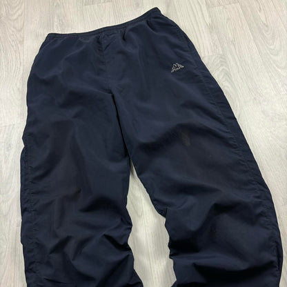 VINTAGE Y2K KAPPA BAGGY TRACKSUIT BOTTOMS NAVY