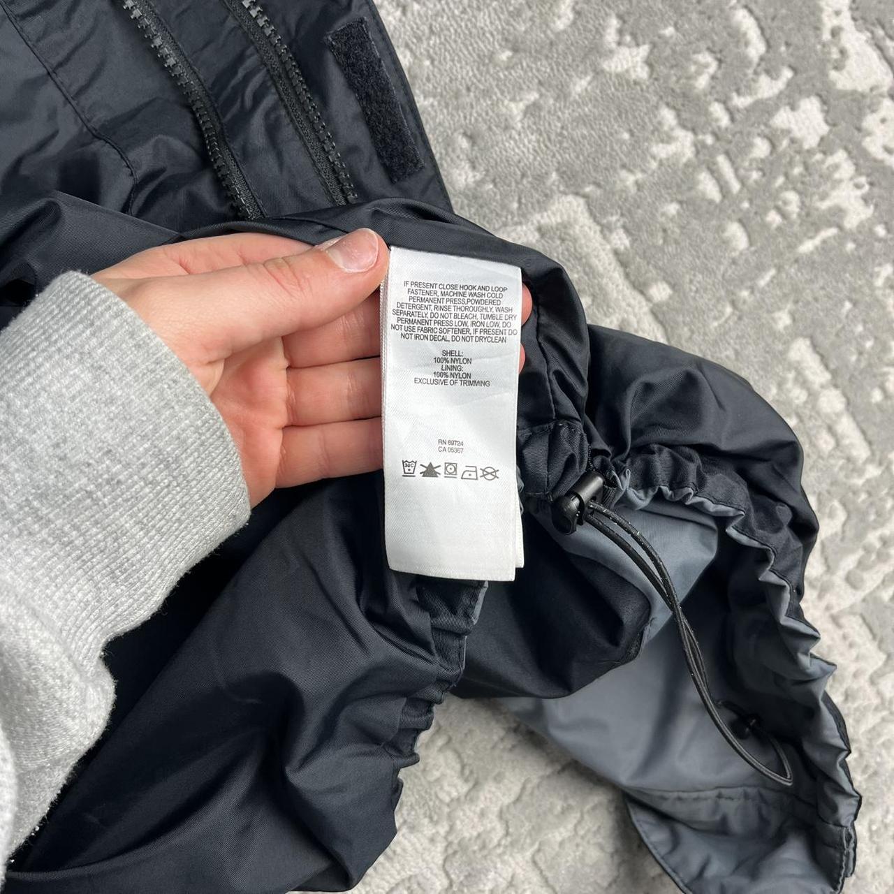 VINTAGE 00s COLUMBIA TECHNICAL NYLON UTILITY JACKET GREY BLACK