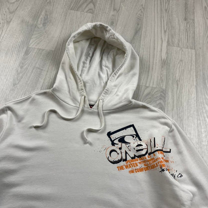 VINTAGE Y2K O’NEILL GRAPHIC HOODIE WHITE