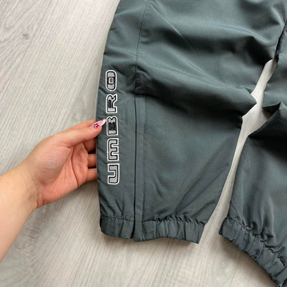 VINTAGE Y2K UMBRO BAGGY TRACKSUIT BOTTOMS GREY
