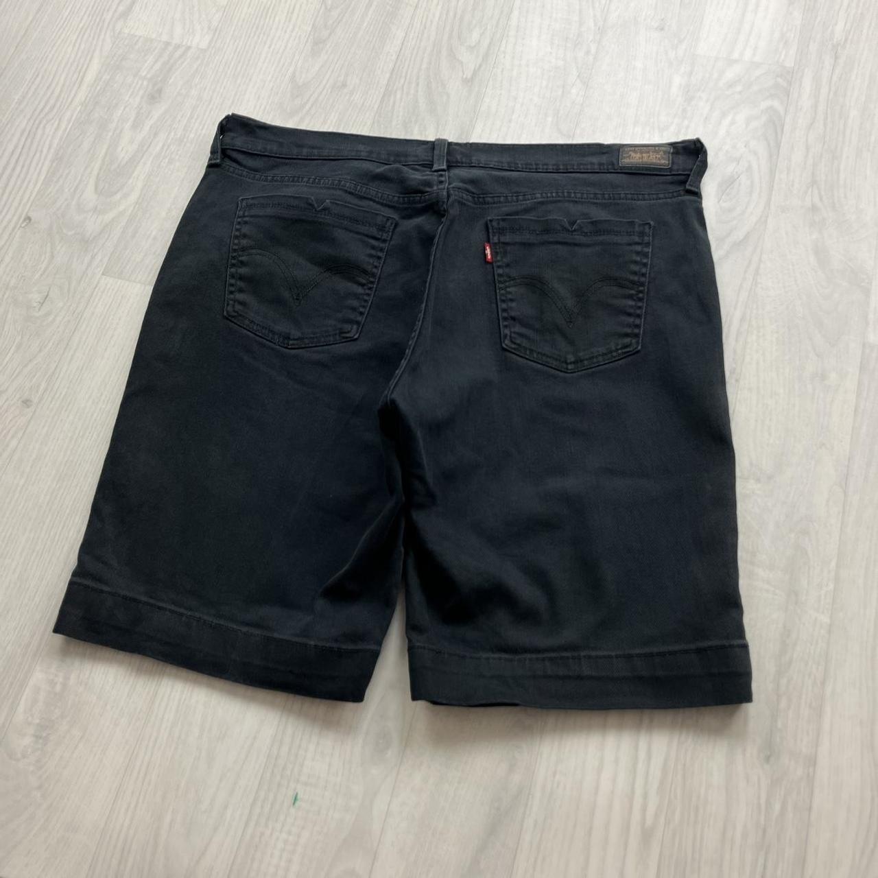 VINTAGE 00s LEVIS 515 BERMUDA JORTS BLACK