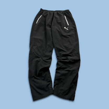 VINTAGE Y2K PUMA BAGGY TRACKSUIT BOTTOMS BLACK