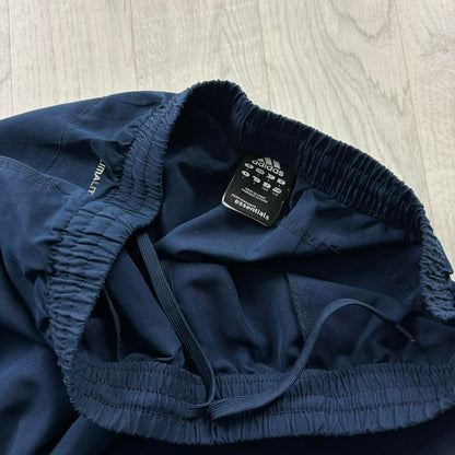 VINTAGE Y2K ADIDAS TECHNICAL BAGGY TRACKSUIT BOTTOMS NAVY