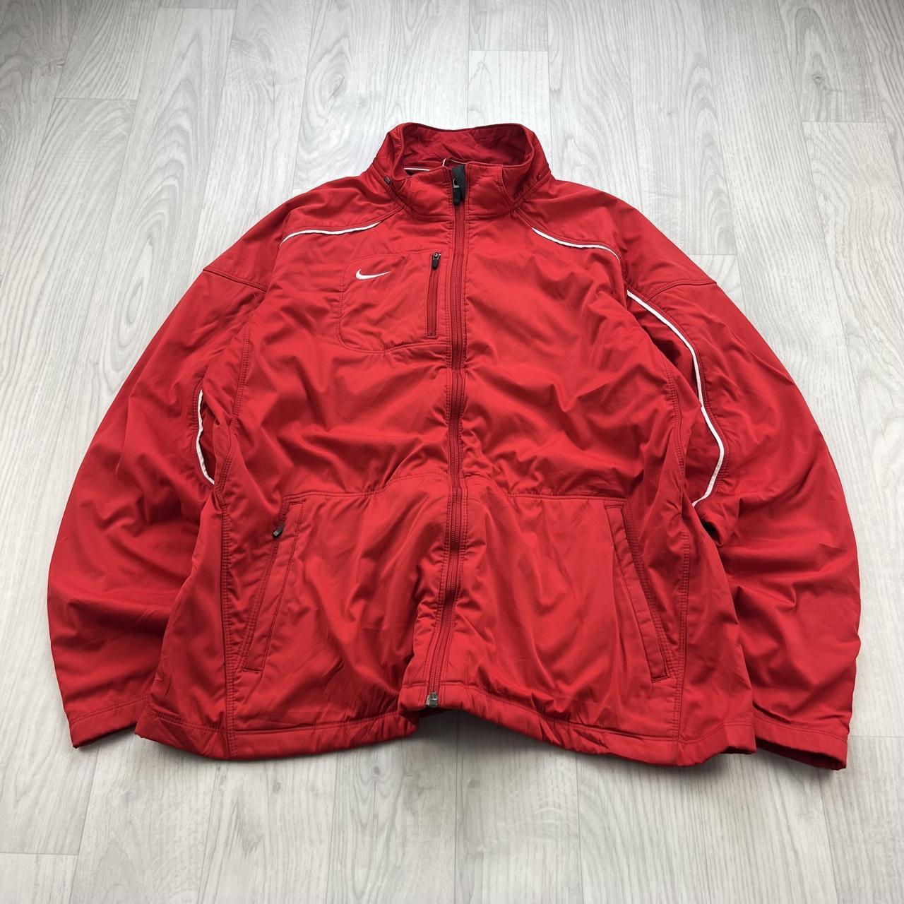 VINTAGE Y2K NIKE TRACK JACKET RED