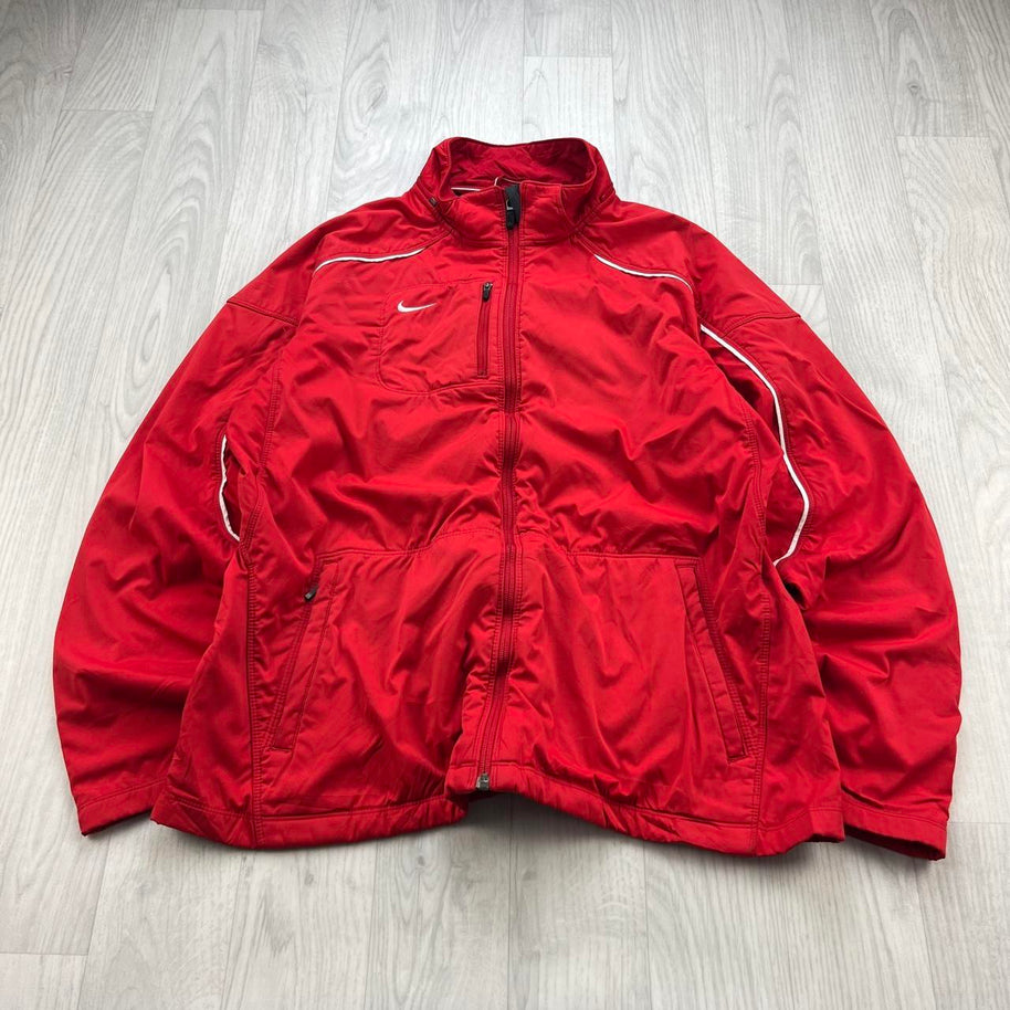 VINTAGE Y2K NIKE TRACK JACKET RED