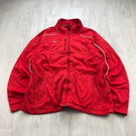 VINTAGE Y2K NIKE TRACK JACKET RED