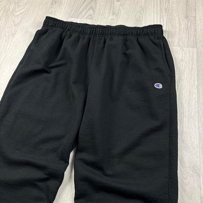 VINTAGE 00s CHAMPION BAGGY COTTON SWEATPANTS BLACK