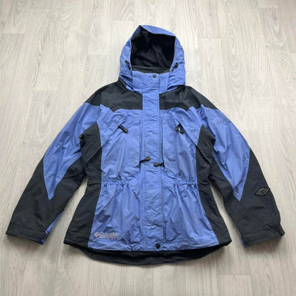 VINTAGE 00s COLUMBIA TECHNICAL SKI JACKET BLUE GREY