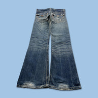 VINTAGE Y2K EDWIN BOOTCUT JEANS BLUE