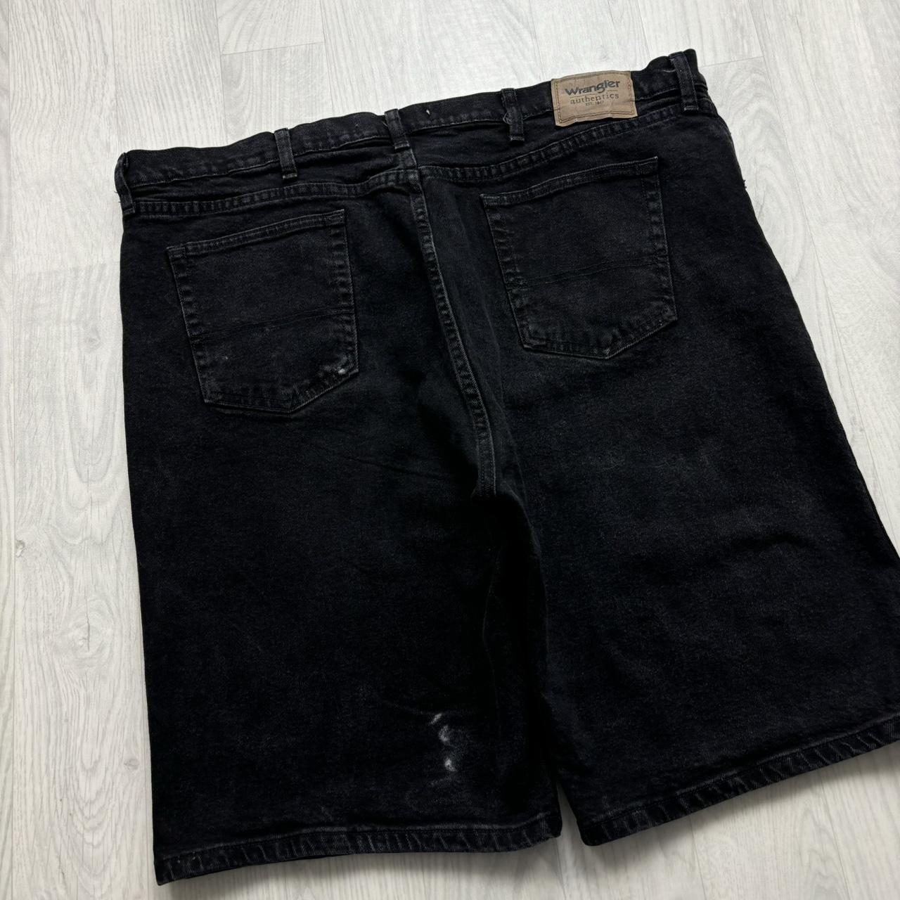 VINTAGE 00s WRANGLER BAGGY LOOSE JORTS BLACK