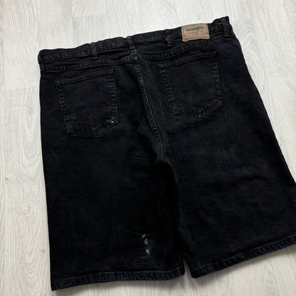 VINTAGE 00s WRANGLER BAGGY LOOSE JORTS BLACK