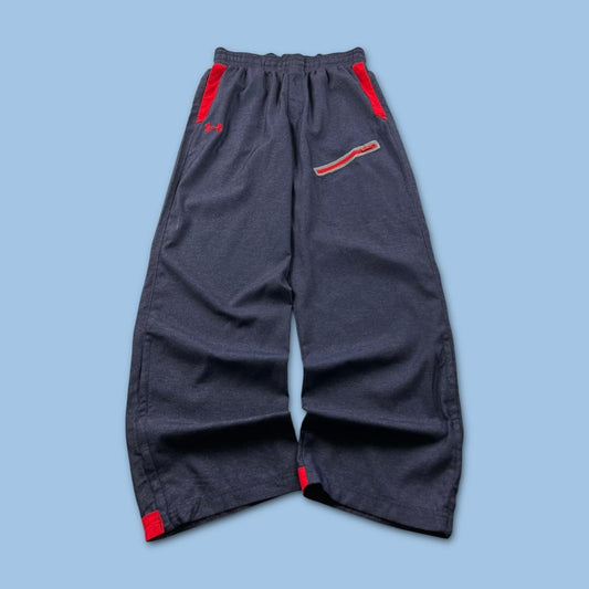 VINTAGE Y2K UNDER ARMOUR BAGGY TRACKSUIT BOTTOMS NAVY BLUE