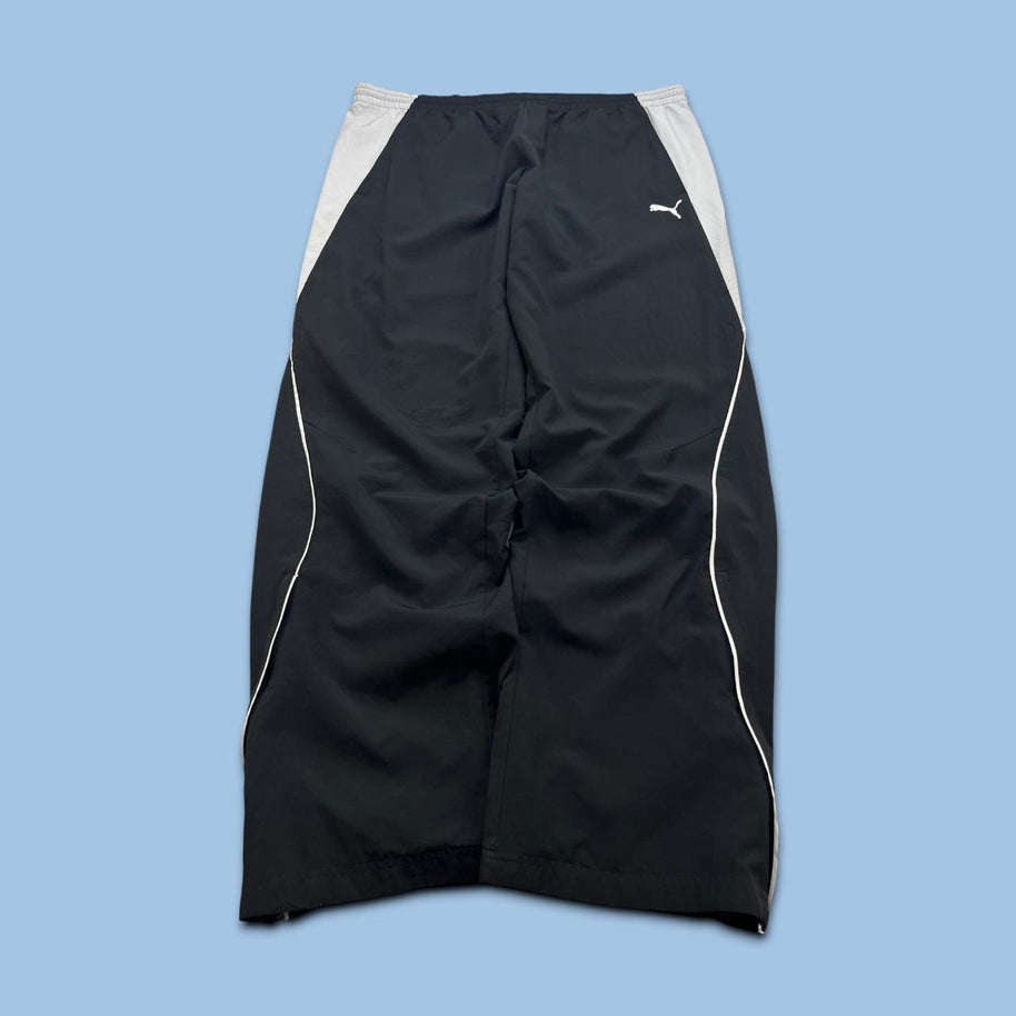 VINTAGE Y2K PUMA BAGGY TRACKSUIT BOTTOMS BLACK