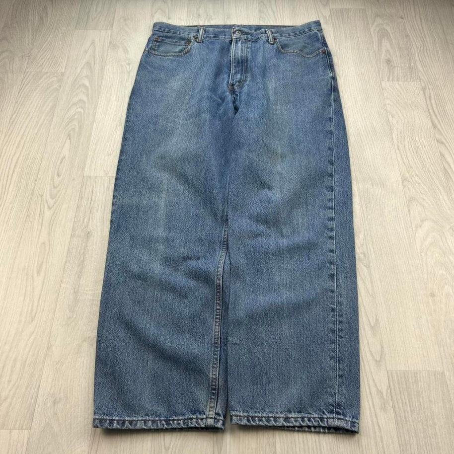 VINTAGE 00s LEVIS 550 BAGGY JEANS BLUE