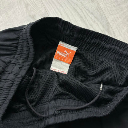 VINTAGE Y2K PUMA BAGGY TRACKSUIT BOTTOMS BLACK