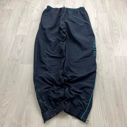 VINTAGE Y2K UMBRO BAGGY TRACKSUIT BOTTOMS NAVY