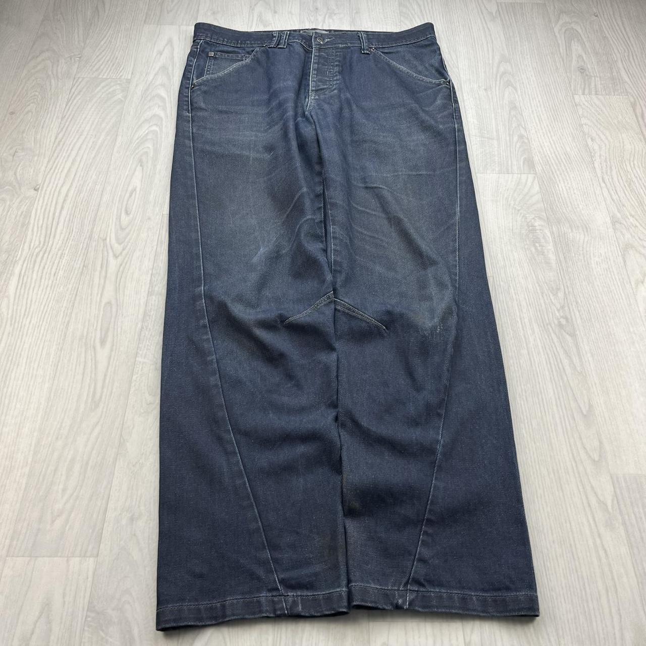 VINTAGE Y2K BENCH STRAIGHT LEG JEANS NAVY