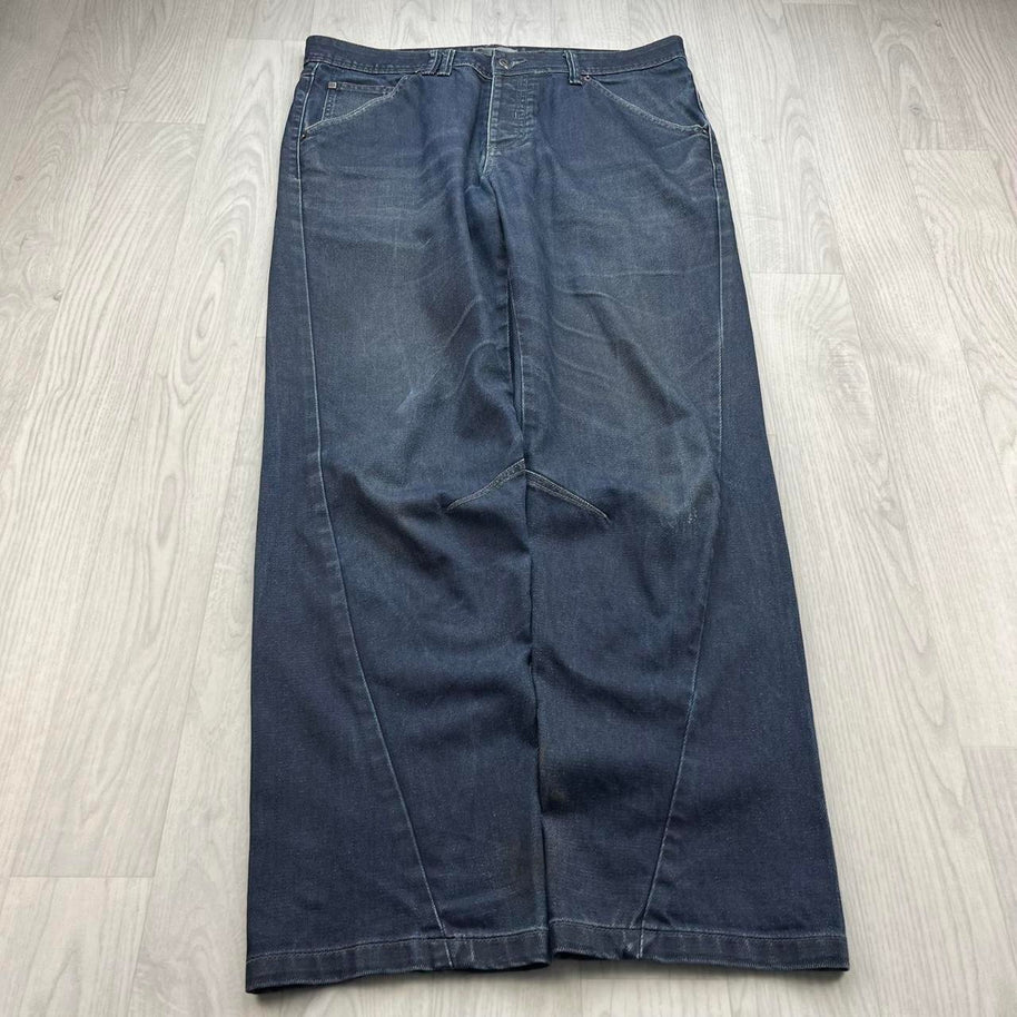 VINTAGE Y2K BENCH STRAIGHT LEG JEANS NAVY