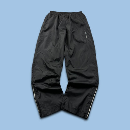 VINTAGE Y2K REEBOK BAGGY TRACKSUIT BOTTOMS BLACK