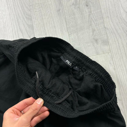 VINTAGE Y2K FILA BAGGY TRACKSUIT BOTTOMS BLACK