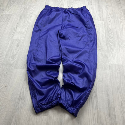 VINTAGE 90s ADIDAS BAGGY TRACKSUIT BOTTOMS PURPLE