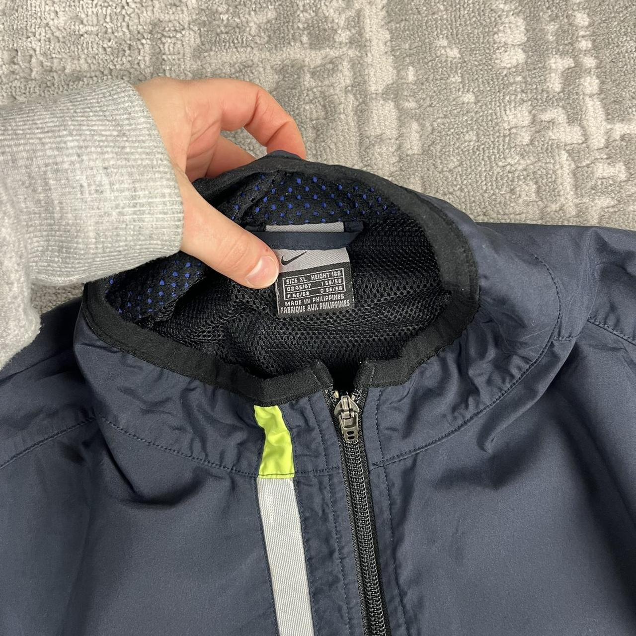 VINTAGE Y2K NIKE TECHNICAL WINDBREAKER JACKET NAVY