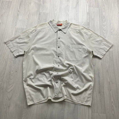 VINTAGE Y2K OXBOW SHORT SLEEVE SHIRT CREAM