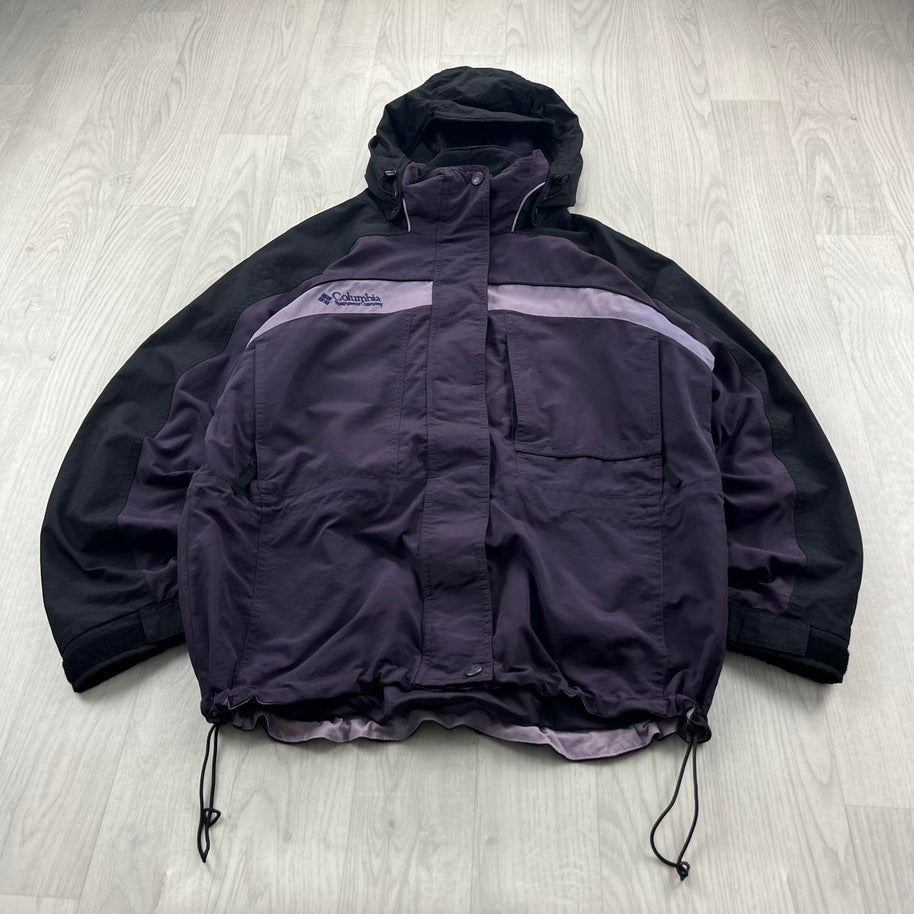 VINTAGE Y2K COLUMBIA TECHNICAL UTILITY SKI JACKET PURPLE