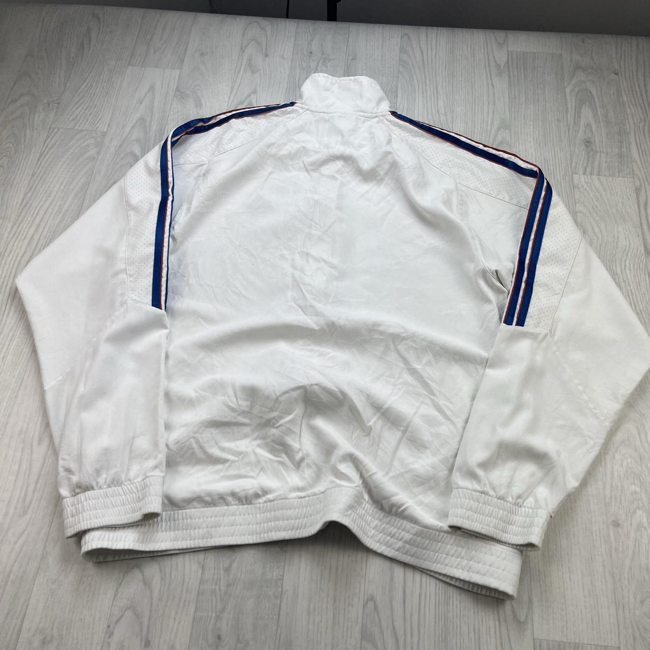 VINTAGE Y2K ADIDAS WINDBREAKER JACKET WHITE