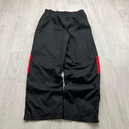 VINTAGE Y2K STARTER BAGGY TRACKSUIT BOTTOMS BLACK
