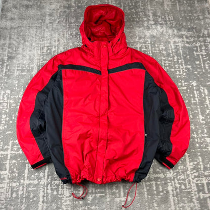 VINTAGE 00s COLUMBIA TECHNICAL WATERPROOF JACKET RED