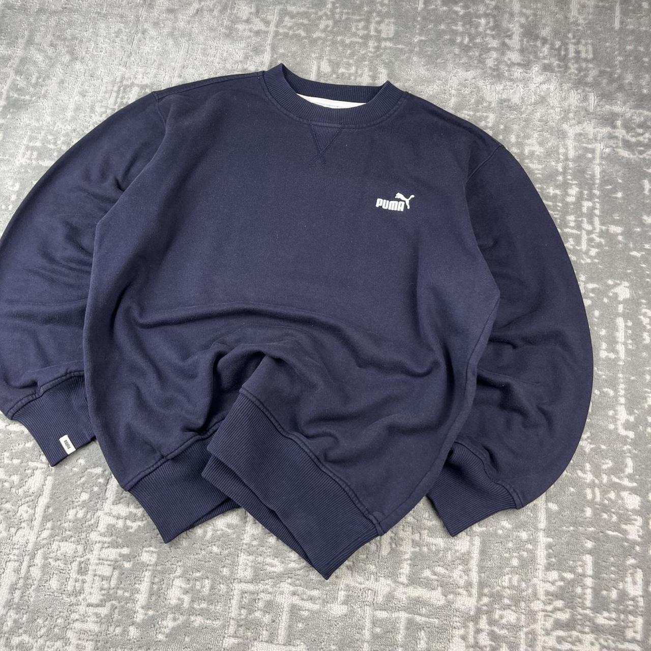 VINTAGE Y2K PUMA BOXY SWEATSHIRT NAVY