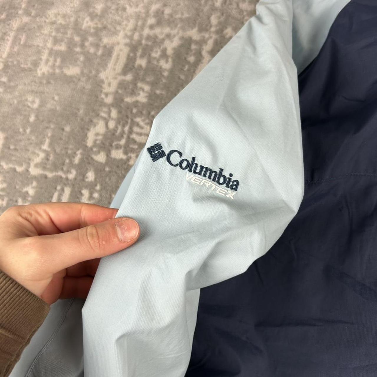 VINTAGE 00s COLUMBIA VERTEX TECHNICAL UTILITY JACKET NAVY BLUE