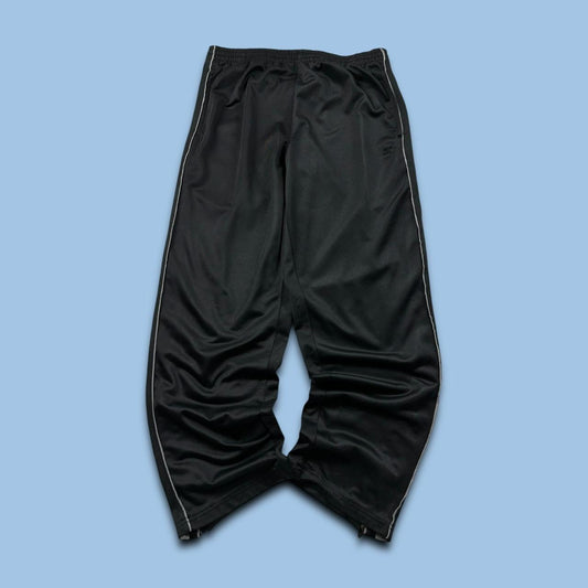 VINTAGE Y2K STARTER BAGGY TRACKSUIT BOTTOMS BLACK