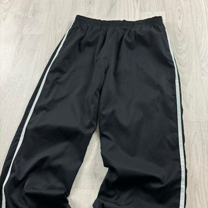 VINTAGE Y2K NIKE STRAIGHT LEG TRACKSUIT BOTTOMS BLACK