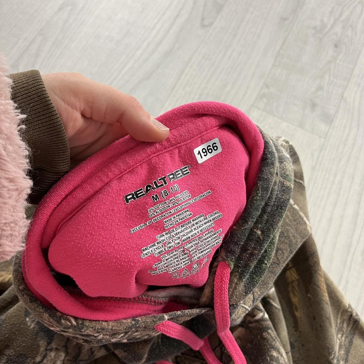VINTAGE REALTREE HOODIE CAMO PINK