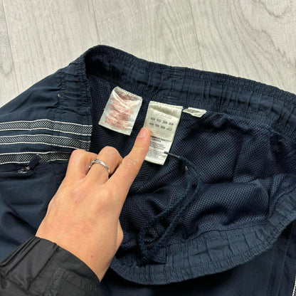 VINTAGE Y2K ADIDAS BAGGY TRACKSUIT BOTTOMS NAVY
