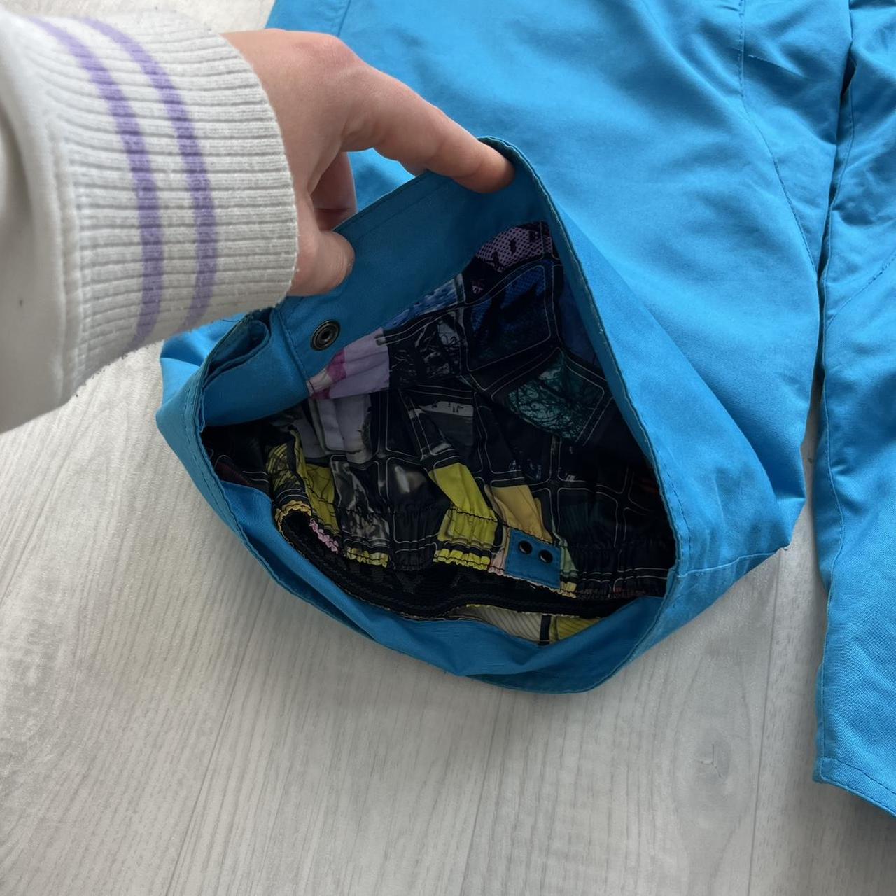 VINTAGE Y2K OAKLEY LOW RISE BAGGY SKI PANTS SALOPETTES BLUE