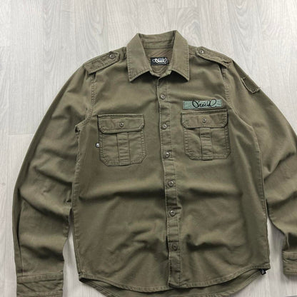VINTAGE O’NEILL LONG SLEEVE UTILITY SHIRT KHAKI