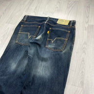 VINTAGE Y2K EDWIN XV SERIES BAGGY JEANS NAVY BLUE