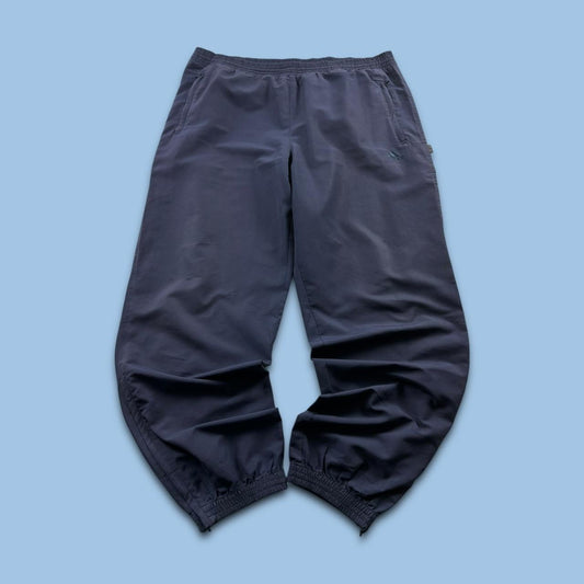 VINTAGE Y2K ADIDAS BAGGY TRACKSUIT BOTTOMS NAVY